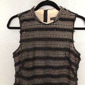 J. Crew Dresses - J. CREW Sheath Dress in Fringy Lace sz 6 J. Crew Dresses - J. CREW Sheath Dress in Fringy Lace sz 6